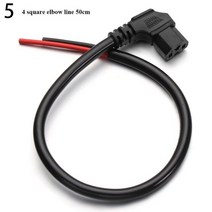 전동킥보드 튜닝 부품 개조 용품 스쿠터 구리 코어 케이블 와이어 커넥터 세발 t 유형 케이블 전자 충전 플러그 충전 플러그 소켓, 5, 5