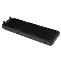 STK 알루미늄 방열기 물 열교환 기 cpu 360mm 똑 바른 입을위한 18pipes
