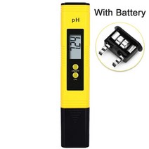 수도계량기 TDS 미터 디지털 수질 시험기 0-14 PH 측정기 0-9990PPM & EC LCD 순도 PPM 수족관 필터, 01 PH With Battery