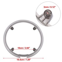 스프라켓 자전거 x autohaux 크랭크 셋 보호 커버 크랭크 체인 휠 링 가드 프로텍터 스프로킷 링 40t42t 46t 48t 52t45 구멍, 1-42 t 10cm 4 구멍