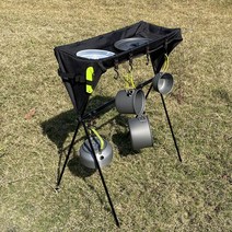 팩토리장 캠핑멀티캐비넷 3단 우드쉘프 캠핑 캐비넷 보조테이블 정리대 22JL04A11, 천포함