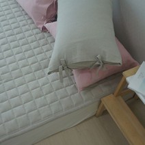[천삼백케이] [데코코] 연카키 린넨 패드 or 러그 더블 퀸