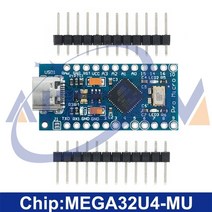 레귤레이터 microminitype-c usb atmega32u4 모듈 arduino atmega32u4-aumu 컨트롤러용 5v 16mhz 보드 pro-micro pro, type-c usb 3-6v 새로운