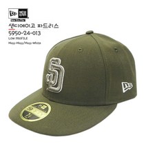 뉴에라 [슈즈네][정품] MLB 로우 프로파일 사이즈캡 샌디에고 파드리스 야구모자 59FIFTY 메이저리그 선수모자 미국직배송