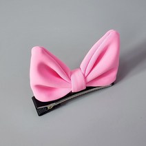 반반하니 네오플랜 미니리본 입체 여아머리핀 아동헤어핀