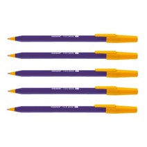모나미 153 스틱 비비드 0.7mm 보라바디 DZ, 단품