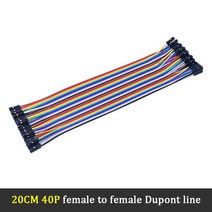 2.54mm 테스트 랙 PCB 클립 프로브 다운로드 프로그램 스프링 핀 SOP16 분리형 칩 기록 고정 장치, 09 20CM F-F, 09 20CM FF