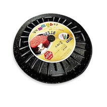 4중코팅불판 295 숯불불판 삼겹살 미니 숯불화로 그릴 돼지갈비불판 가정용 고기구이판 불고기 굽는 로스타 솥뚜껑불판 고기불판 삼겹살불판 업소용불판 원형불판 업소용고기불판 가스불판