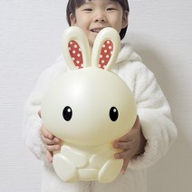 대왕사이즈 토끼디자인 저금통, 1개