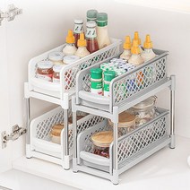 다용도 슬라이딩 선반, 화이트