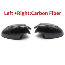 백미러 커버 사이드 M3 스타일 경적 탄소 섬유 패턴 bmw용 1 시리즈 E90 e9 용, 01 Carbon fiber pattern