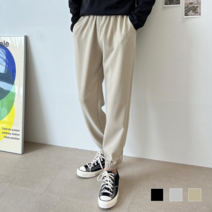 브이와이 남자 나일론 조거 데일리 고무줄 클래식 바지