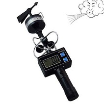 YJINGRUI 디지털 풍향 풍속계 풍속계 풍량계 0-30ms 풍향계 360°방위 풍속 센서 부착 풍력·풍향·풍속 측정기 기상 교육농업임업환경해양과학 조사용