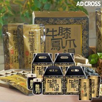 [애드크로스 홈쇼핑] 백세시대 체령증진 활력보강 우슬봉조탕 닭발 엑기스 용골환 세트, 4박스 + 용골환1통