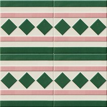 중앙데코 시트라인 타일, C08.핑그린타일2X2097B테두리[15장], 15개