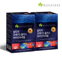 메이플트리 알티지오메가3 플러스 비타민미네랄 30캡슐 2통 2개월분, 2박스, 36g