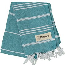 Bersuse 100% Cotton - Anatolia Turkish Hand Towel - Classic Striped - Oeko-TEX - 23 x 43 Inches Oce, 1