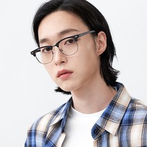 룩스토어 블루래빗 스퀘어 하금테안경 블루라이트차단안경 남녀공용