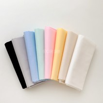 소잉홀릭 조각천 60수 아사 무지 원단 8종 약 70x45cm 얇은천 03970, 백아이보리