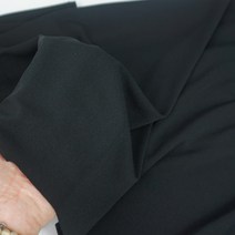 원단대장 폴리에스테르100% 저지 원단 무지 스판 검정색 매끄러운천 의류원단