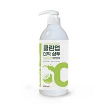정품 국산 강아지 클린업 더빅 샴푸 코코넛오일 1000ml (유통기한 23.7.19), 1개