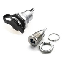 메탈 DC 전원 단자 5.5x2.1파이 방수캡 포함 DIY 파워뱅크