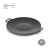 리빙아트 아이언 IH 인덕션 그리들팬 33cm(손잡이포함)