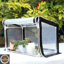 조립식비닐하우스 미니비닐만들기 난방 하우스 미니온실 가정용 조립식유리온실, 가로 150 세로 40 높이 40-50