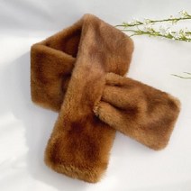 도톰한 밍크 쁘띠 퍼목도리 컬러 숏머플러 패이크퍼 목토시 넥워머 에코퍼 선물