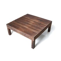 야외 원목 평상 조립식 데크 정원 정자 마루 방부목, 120 x 120 x 9cm