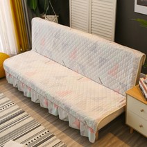 MOHEGIA 모든 계절에 보편적 인 팔걸이가없는 소파 커버 미끄럼 방지 소파 커버, 길이 170 * [폭 150CM], 기하학