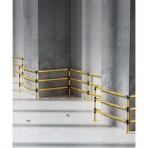 중앙분리봉 시선유도 주차구획 도로 규제 탄력 안전봉 경계 경고 용품 표시기둥 오뚜기 반사봉, H타입 3미터x1미터