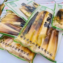 kirahosi 키라호시 중국식품 작은 봄 할머니 손으로 벗겨 죽순 무료 가방 500g 절인 후추 맛 엄선 대나무 촬영 매운 간식 죽순 dhdh9284, 보여진 바와 같이, 작은봄손죽순절인고추500g*1가방