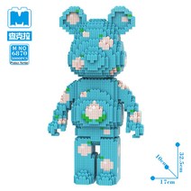 대형 곰돌이 피규어 베어브릭 나노블록 KAWS, AE