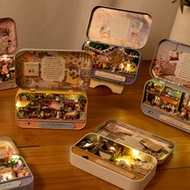 민화샵 틴케이스 DIY 미니어처 하우스 만들기1061366, 벚꽃축제 UDOMA0027(+3000원)