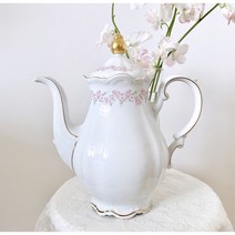 바바리아 브라이덜로즈 빈티지 티팟 앤틱 커피팟