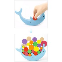 유치원 균형놀이 고래시소 원목쌓기블럭 크리스마스 선물 EQ PQ 이큐 4세