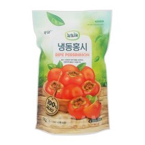 뉴뜨레 국산 냉동홍시 3kg(1kgx3팩 무가당홀, 1개, 3kg(1kgx3)