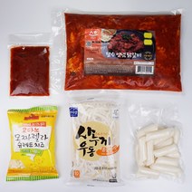 춘천 달수닭갈비 푸짐사리세트 4인분 국내산닭 냉장육 당일제조발송, 세트 총1630g+선물포장, 1개
