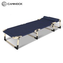 캠인노크 당일발송 각도조절 침대 간이침대 접이식침대 캠핑 야전침대 (매트리스별도구매), 네이비