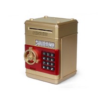 주식회사 위시 디지털 지폐 저금통 ATM 자동저금통 미니금고, ATM저금통-골드, 1개
