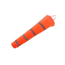 풍향계 바람자루 풍향기 바람측정 반사 Windsock 야외 Scratchproof Windproof 형광 Weathervane 바람 베인, 01 주황색_02 80cm