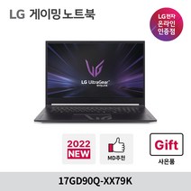 LG전자 울트라기어 게이밍노트북 17GD90Q-XX79K, Free DOS, 블랙, 256GB, 코어i7, 64GB