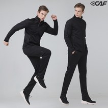 [르까프] 남성 웜 테크 트랙수트 세트 블랙
