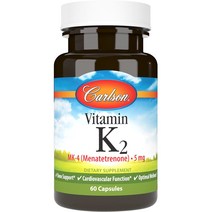 칼슨랩스 비타민 K2 5mg 캡슐, 60개입, 1개