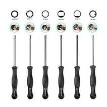 15.2cm / 6 인치 카뷰레터 스크루 드라이버 조정 도구 모형 전기톱 검정색 은빛, [01] set