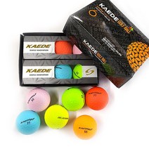 카에데 골프공 6구 2피스 3피스 홀인원 기프트 모음, 10카에데플라이원톤6칼라6구