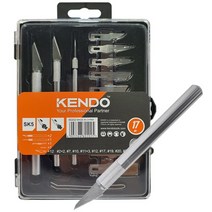 KENDO 칼날 교체형 조각도 세트 공예 17pcs (80202)