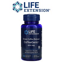 라이프익스텐션 그린커피빈 추출물 클로로겐산 메타볼리즘 400mg 90 베지캡슐