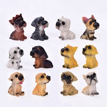 미스토토 테라리움재료 중형 강아지 미니어처 동물피규어, P994_1번 중견 강아지 1P